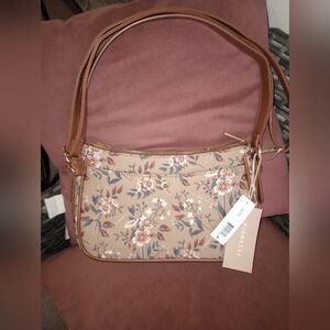 Fiorelli Floral Beige Crossbody Bag
